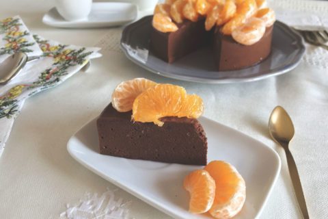 receta tarta chocolate mandarina